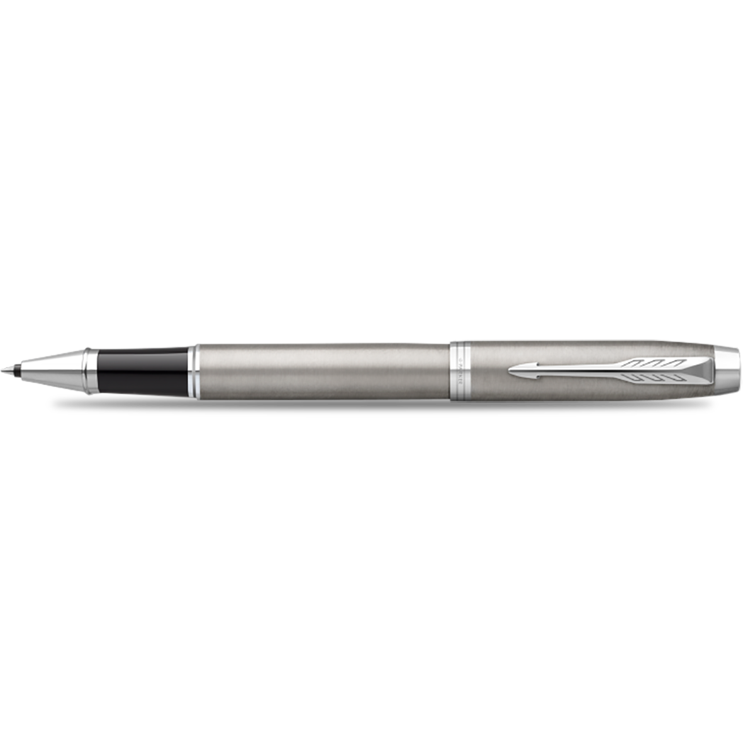Parker IM Rollerball Pen - Stainless Steel - Chrome Trim-Pen Boutique Ltd