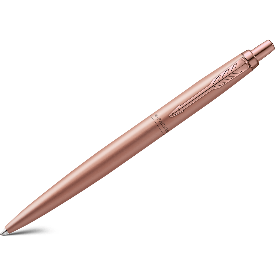 Parker Jotter XL Pink Gold Ballpoint Pen & Sorrento Medium Leather Journal