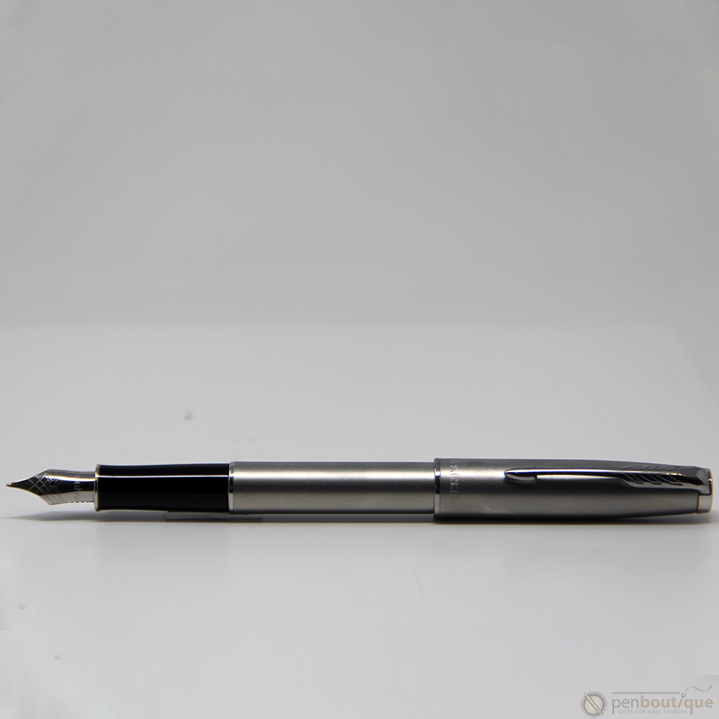 Parker Sonnet Fountain Pen - Stainless Steel - Palladium Trim