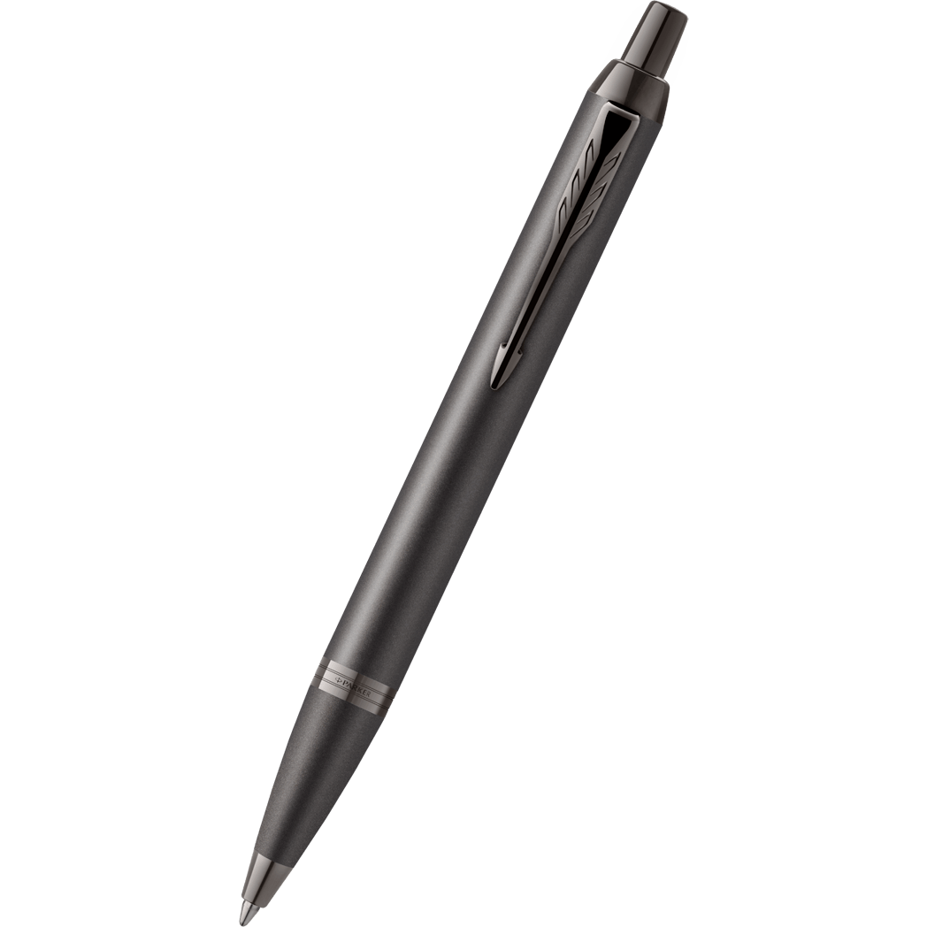 Parker IM Ballpoint Pen - Monochrome - Titanium-Pen Boutique Ltd