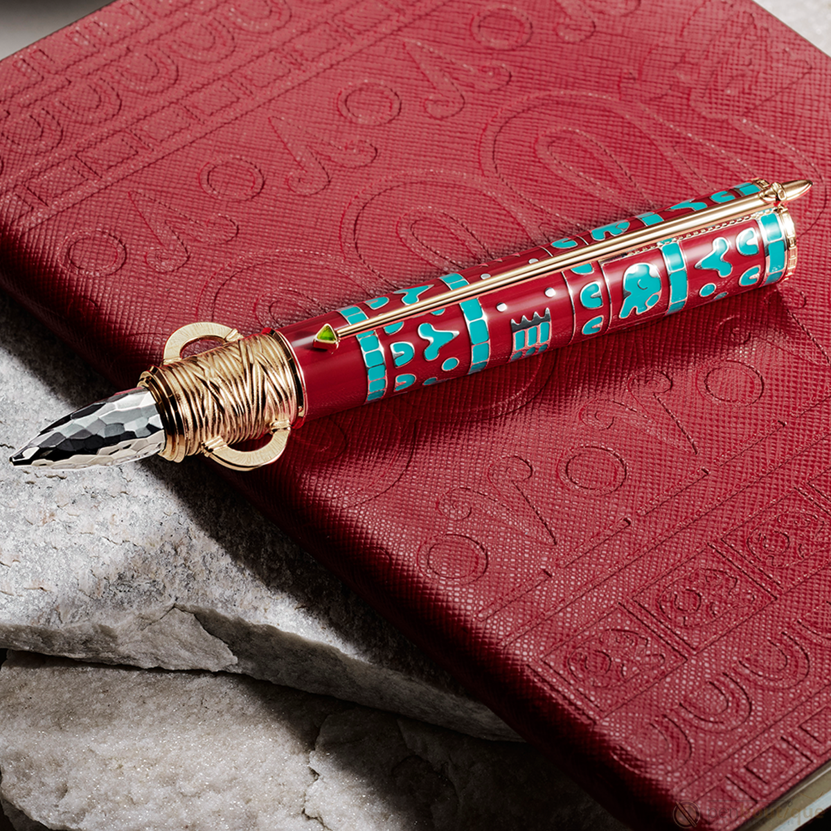 Montblanc Fountain Pen - Limited Edition 888 - Patron of Art - Moctezuma-Pen Boutique Ltd