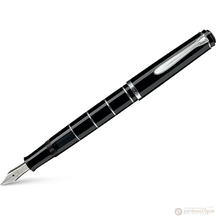 Pelikan Tradition Fountain Pen - M215 Black/Rings - Pen Boutique Ltd