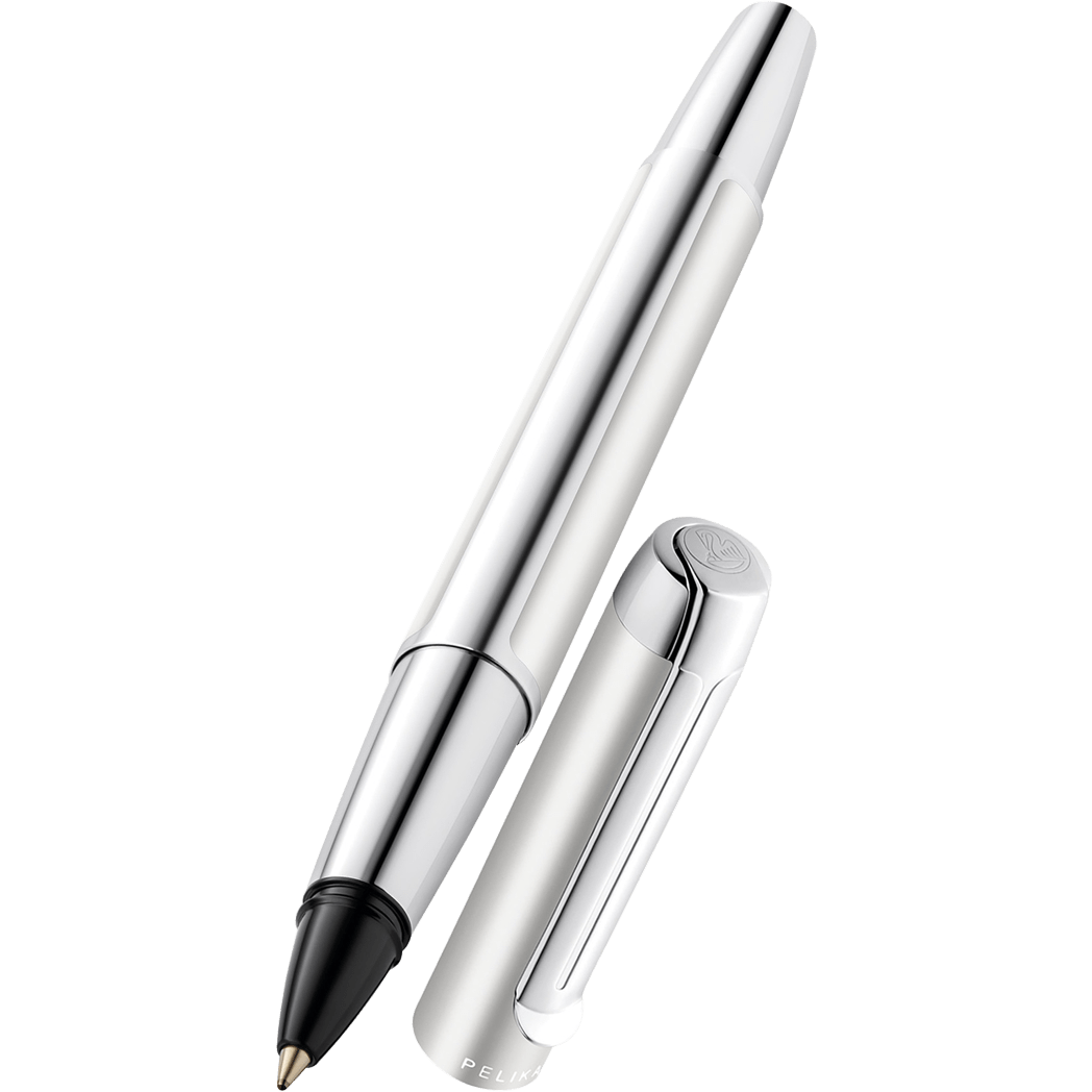 Pelikan Pura R40 Rollerball Pen - Silver-Pen Boutique Ltd