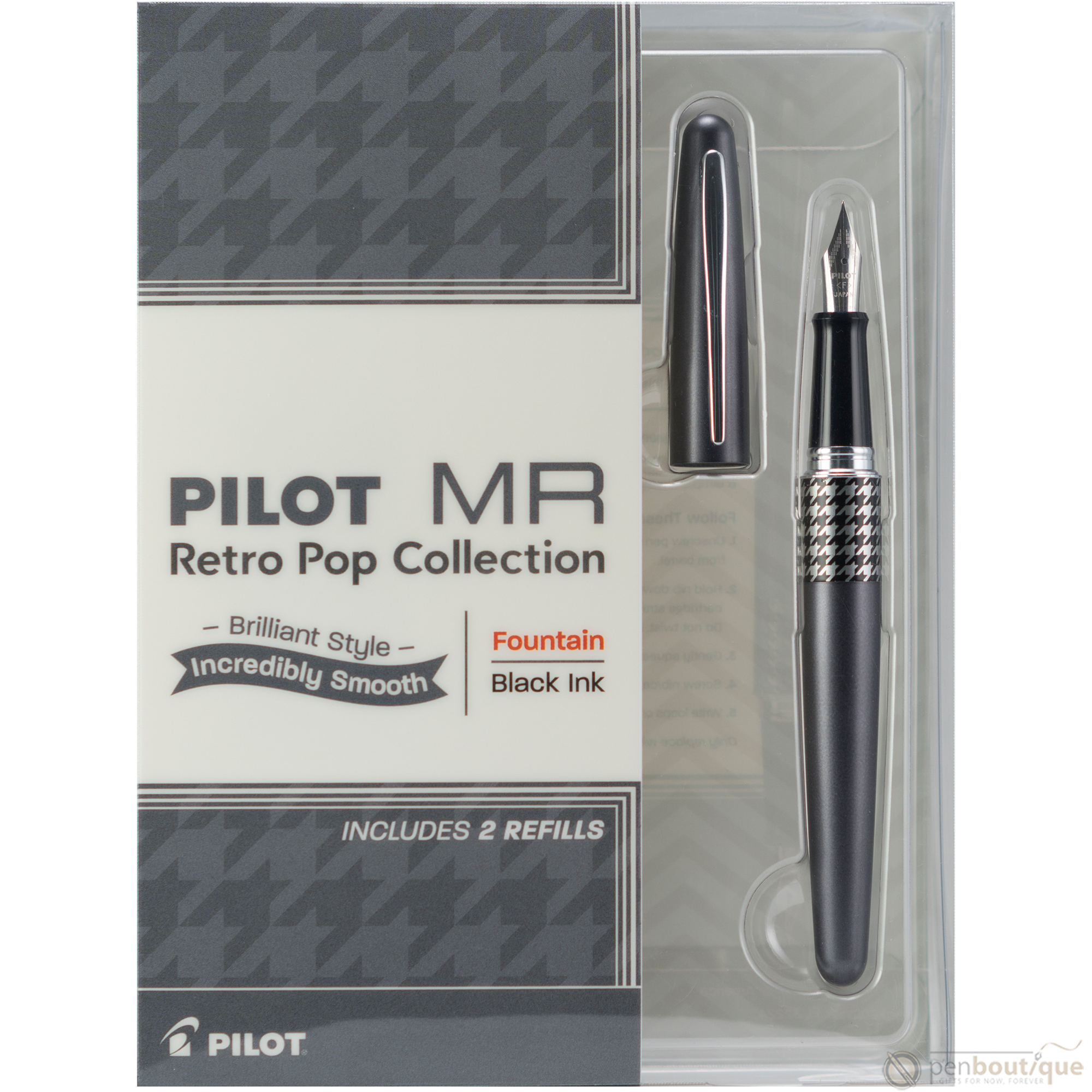 Pilot Namiki MR Collection Retro Pop Gray Ballpoint Pen - Pen