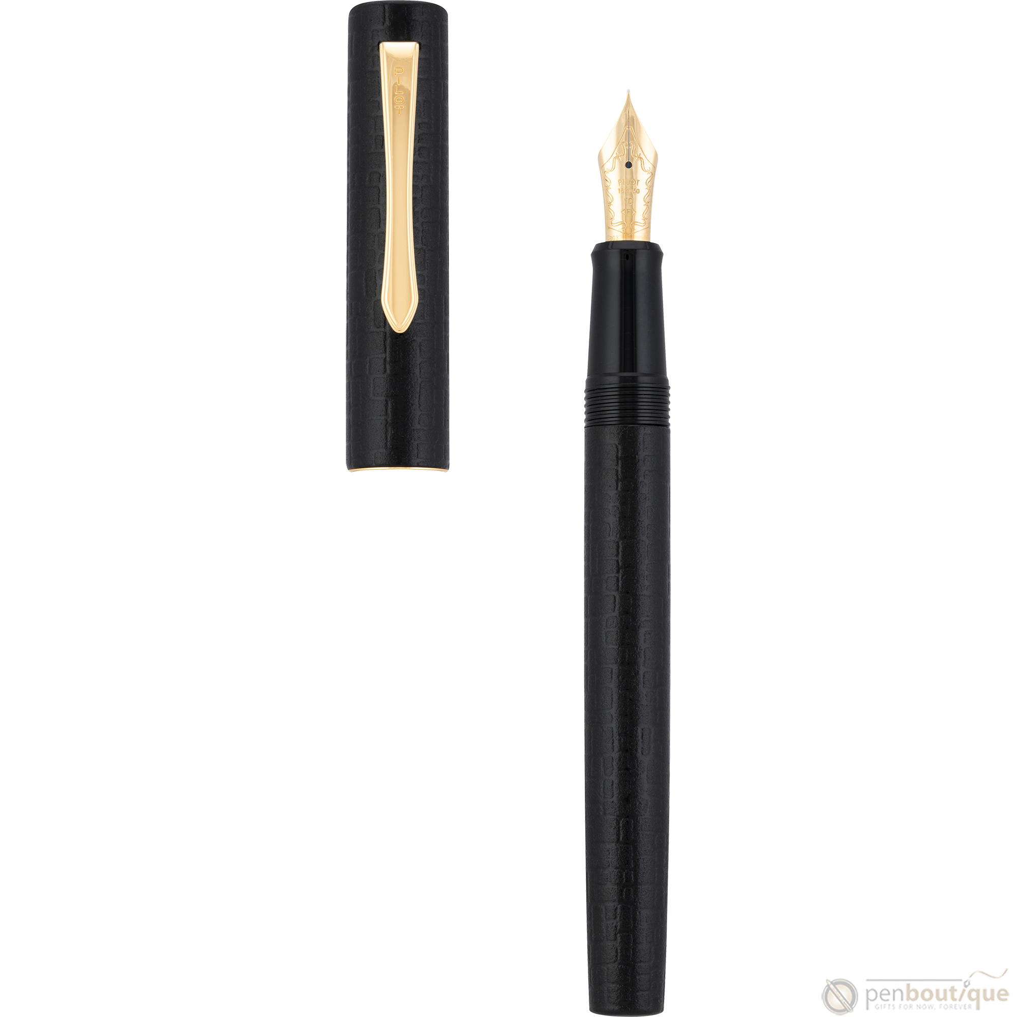 Pilot Ishime Fountain Pen - Black-Pen Boutique Ltd