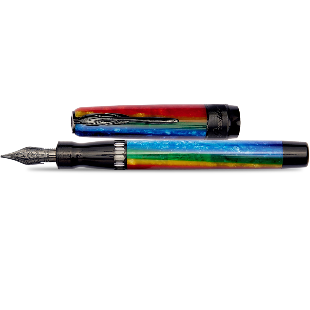 Pineider Arco Rainbow Fountain Pen Soft Extra Fine