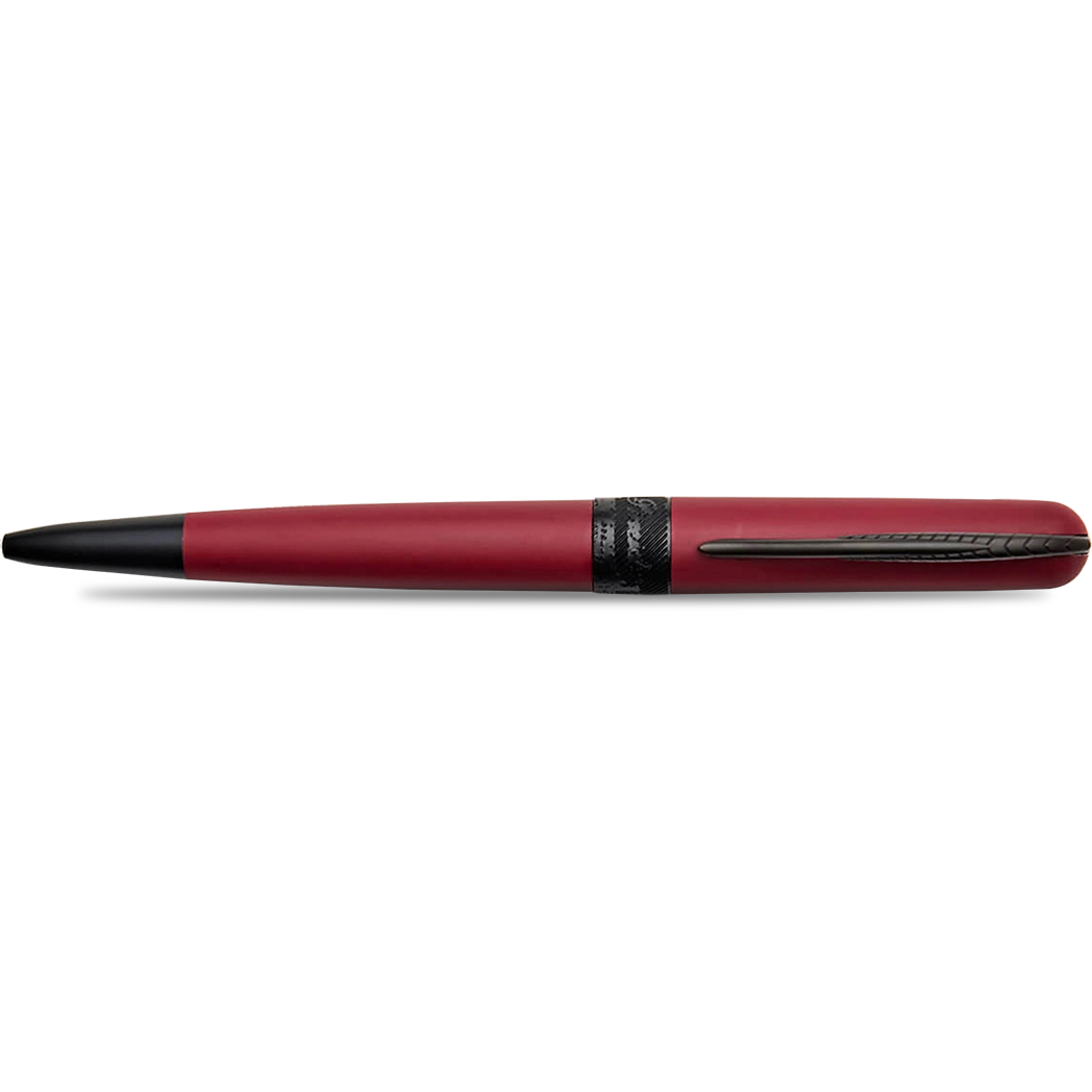 Pineider Avatar UR Ballpoint Pen - Cherry - Matte Black Trim-Pen Boutique Ltd