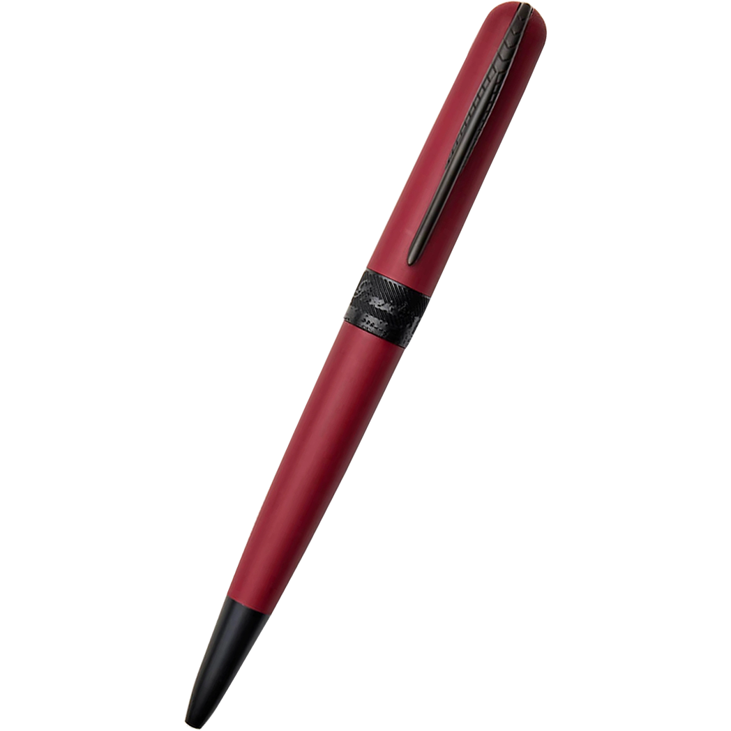 Pineider Avatar UR Ballpoint Pen - Cherry - Matte Black Trim-Pen Boutique Ltd