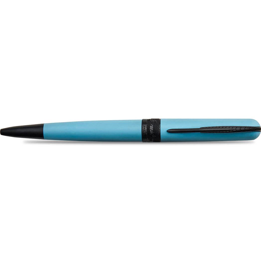 Pineider Avatar UR Ballpoint Pen - Ice Blue - Matte Black Trim-Pen Boutique Ltd