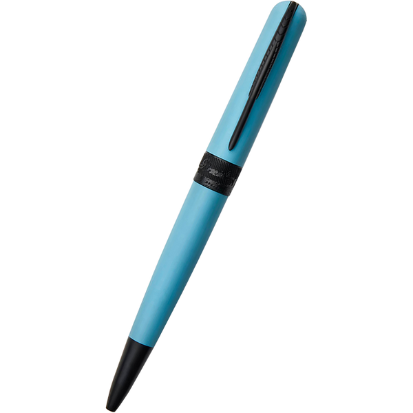 Pineider Avatar UR Ballpoint Pen - Ice Blue - Matte Black Trim-Pen Boutique Ltd