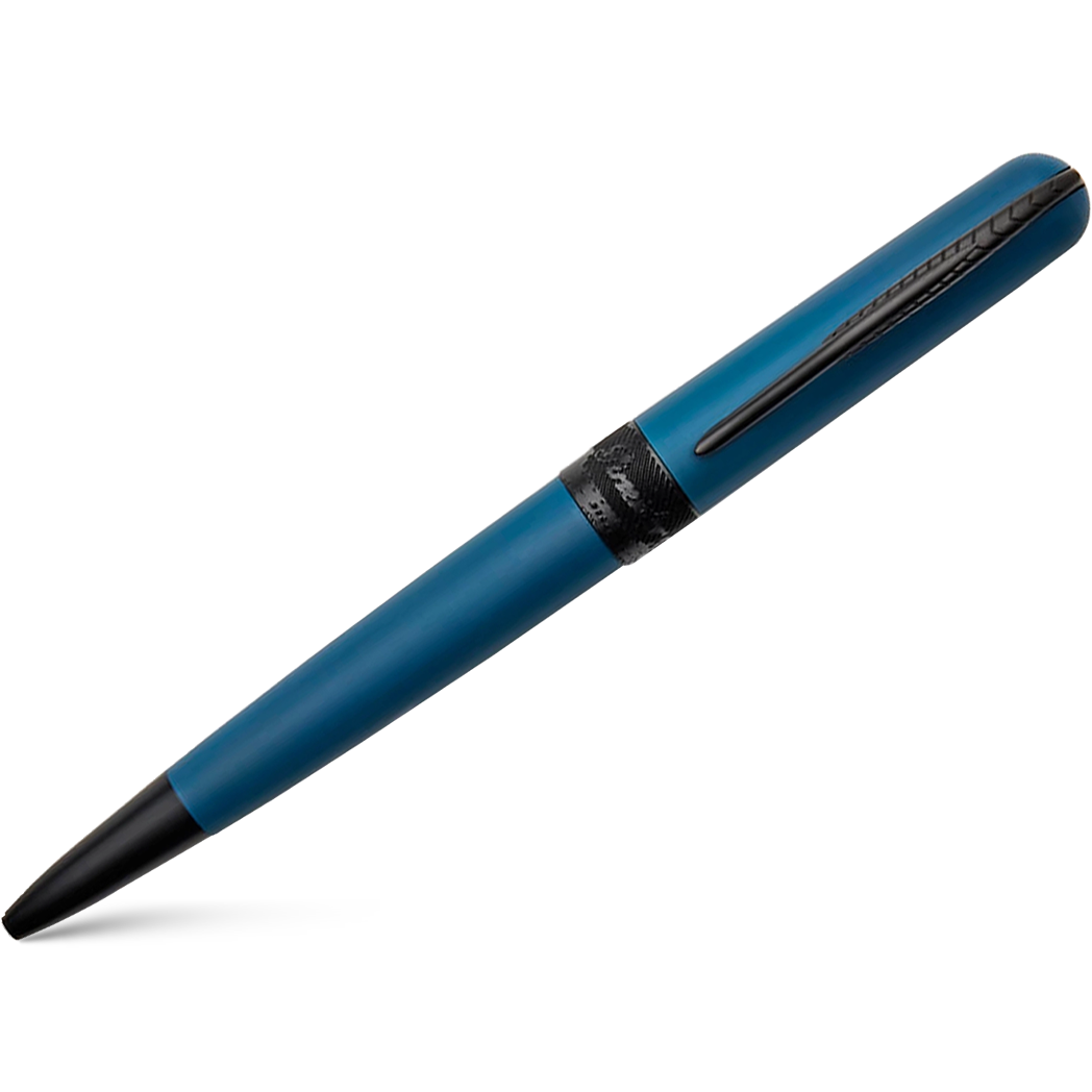 Pineider Avatar UR Ballpoint Pen - Lapis Blue - Matte Black Trim-Pen Boutique Ltd