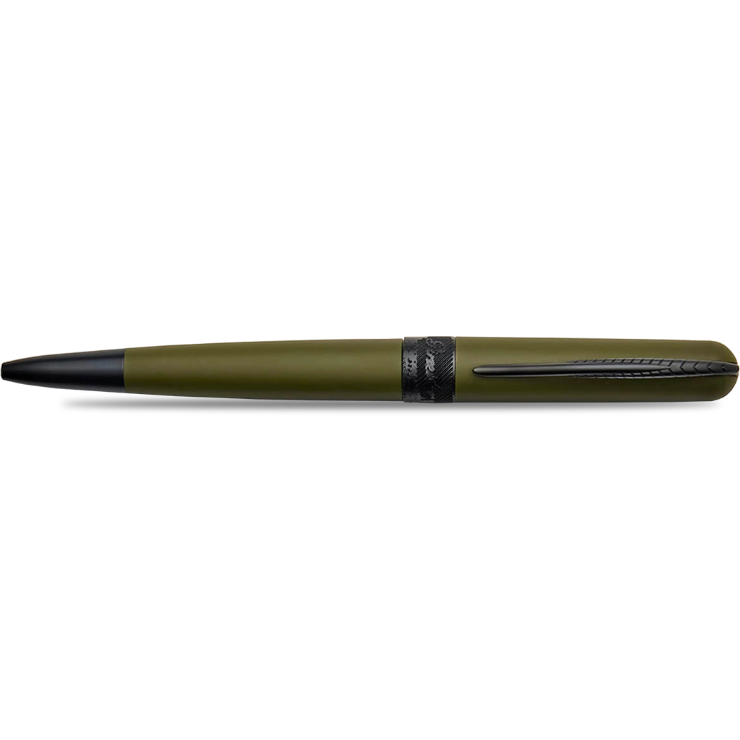 Pineider Avatar UR Ballpoint Pen - Military Green - Matte Black Trim-Pen Boutique Ltd