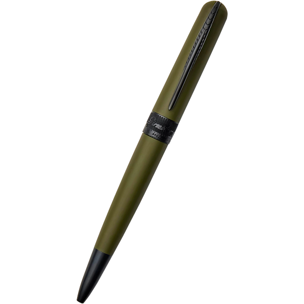 Pineider Avatar UR Ballpoint Pen - Military Green - Matte Black Trim-Pen Boutique Ltd