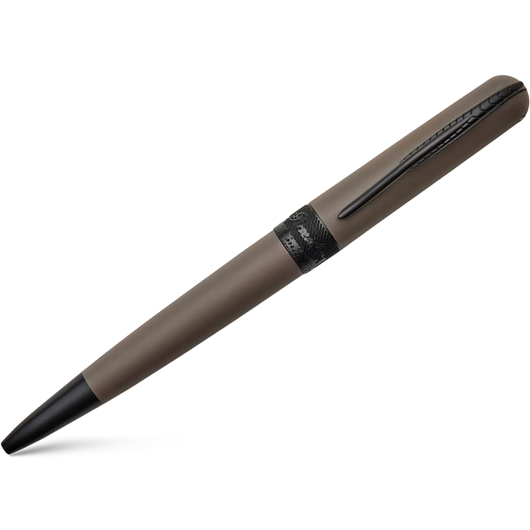 Pineider Avatar UR Ballpoint Pen - Stone - Matte Black Trim-Pen Boutique Ltd