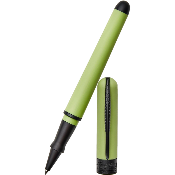 Pineider Avatar UR Rollerball Pen - Mint - Matte Black Trim-Pen Boutique Ltd