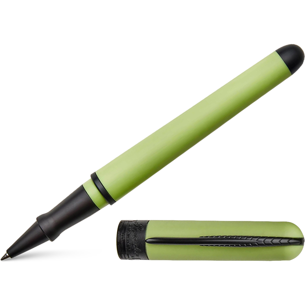 Pineider Avatar UR Rollerball Pen - Mint - Matte Black Trim-Pen Boutique Ltd