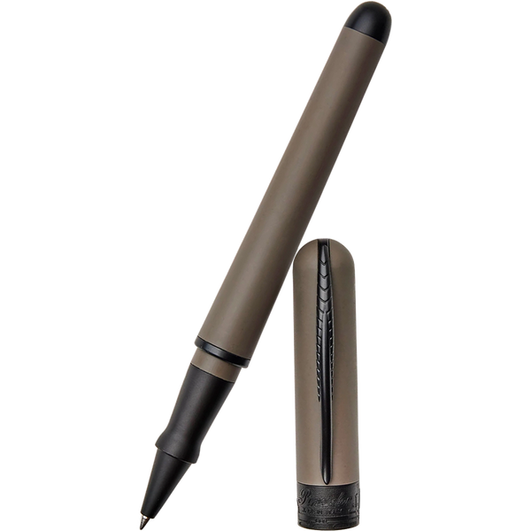 Pineider Avatar UR Rollerball Pen - Stone - Matte Black Trim-Pen Boutique Ltd