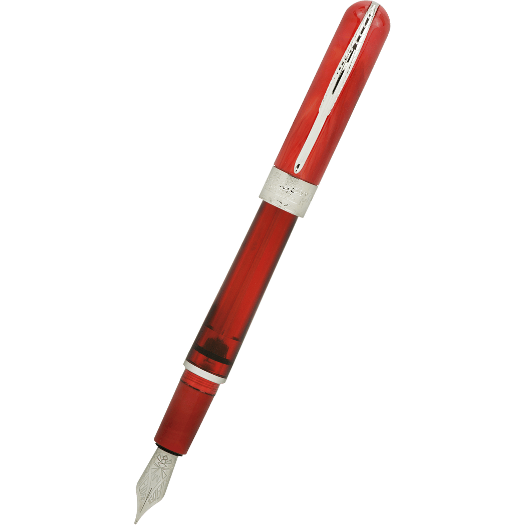 Pineider Avatar UR Traveler Fountain Pen - Twin Tank Touchdown Devil Red-Pen Boutique Ltd