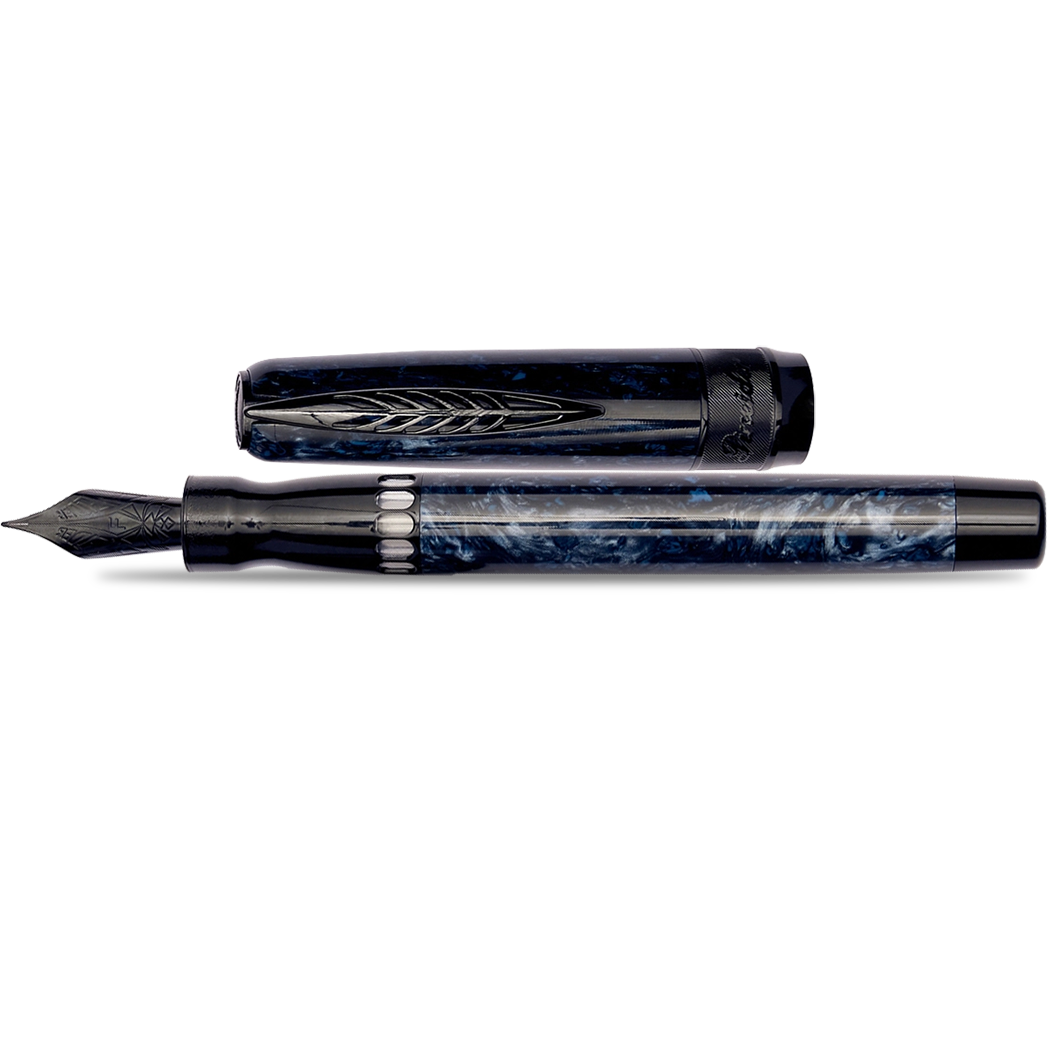 Pineider La Grande Belleza (Great Beauty) Fountain Pen - Rocco Blue-Pen Boutique Ltd