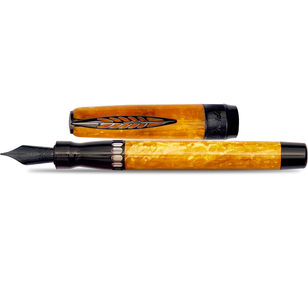 Pineider La Grande Belleza (Great Beauty) Fountain Pen - Rocco Yellow-Pen Boutique Ltd