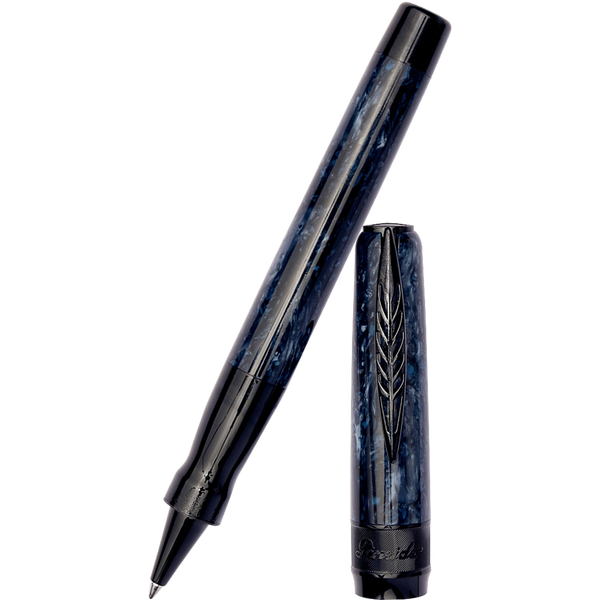 Pineider La Grande Belleza (Great Beauty) Rollerball Pen - Rocco Blue-Pen Boutique Ltd