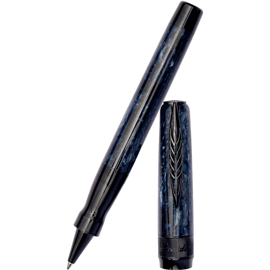 Pineider La Grande Belleza (Great Beauty) Rollerball Pen - Rocco Blue-Pen Boutique Ltd