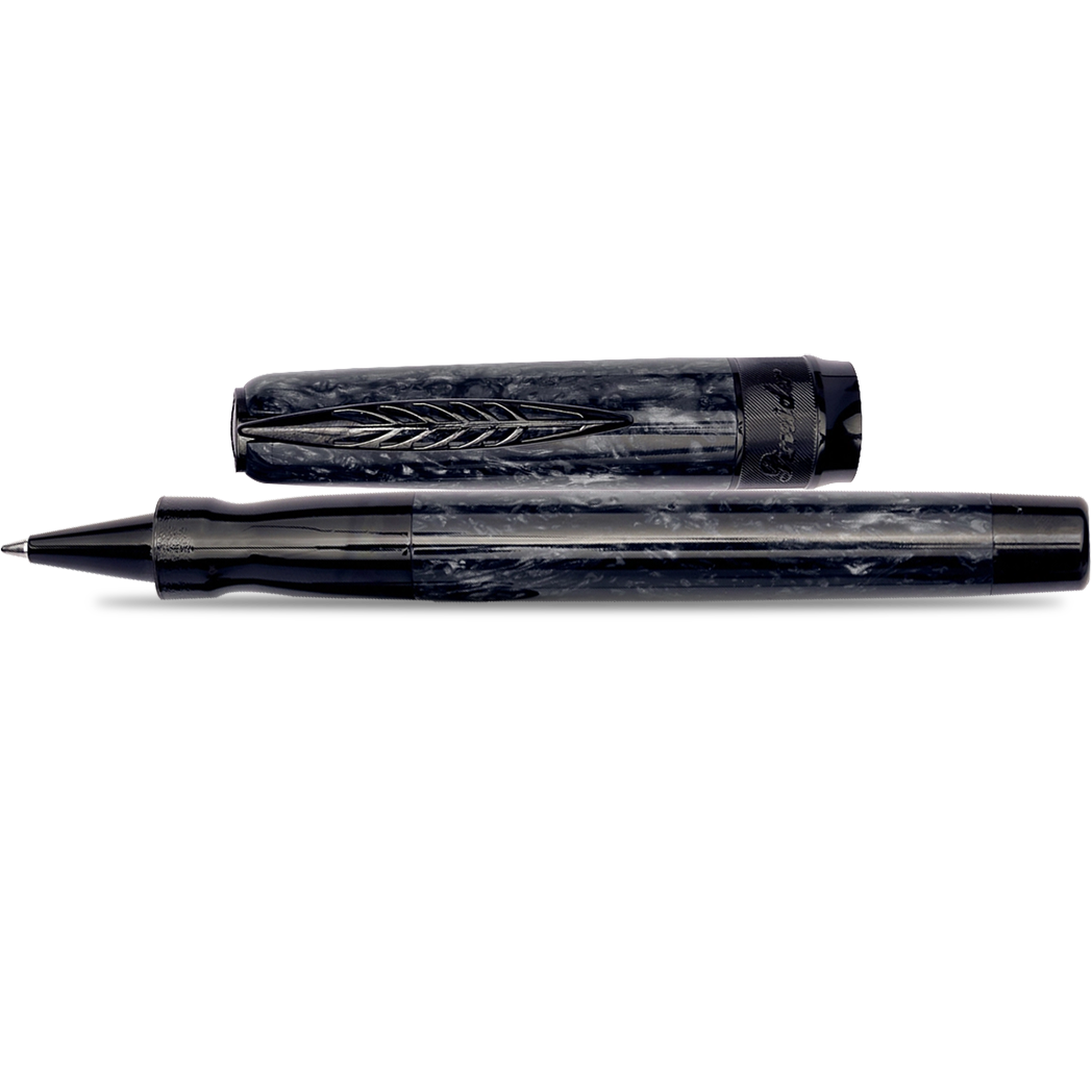 Pineider La Grande Belleza (Great Beauty) Rollerball Pen - Rocco Grey-Pen Boutique Ltd