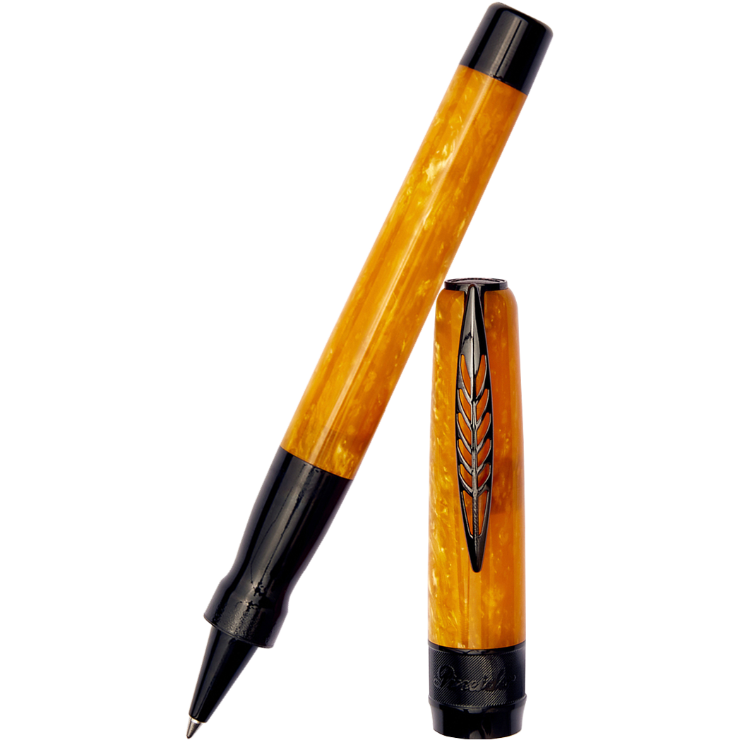 Pineider La Grande Belleza (Great Beauty) Rollerball Pen - Rocco Yellow-Pen Boutique Ltd