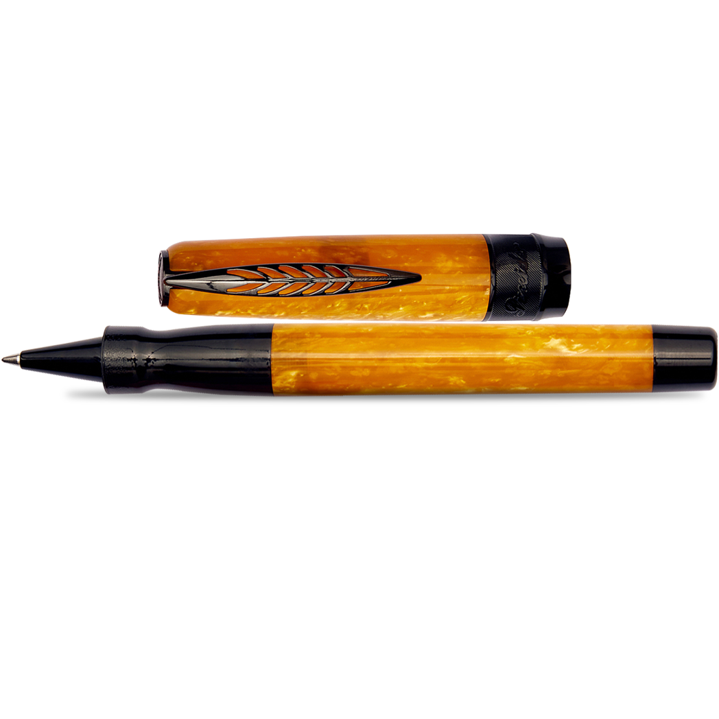 Pineider La Grande Belleza (Great Beauty) Rollerball Pen - Rocco Yellow-Pen Boutique Ltd