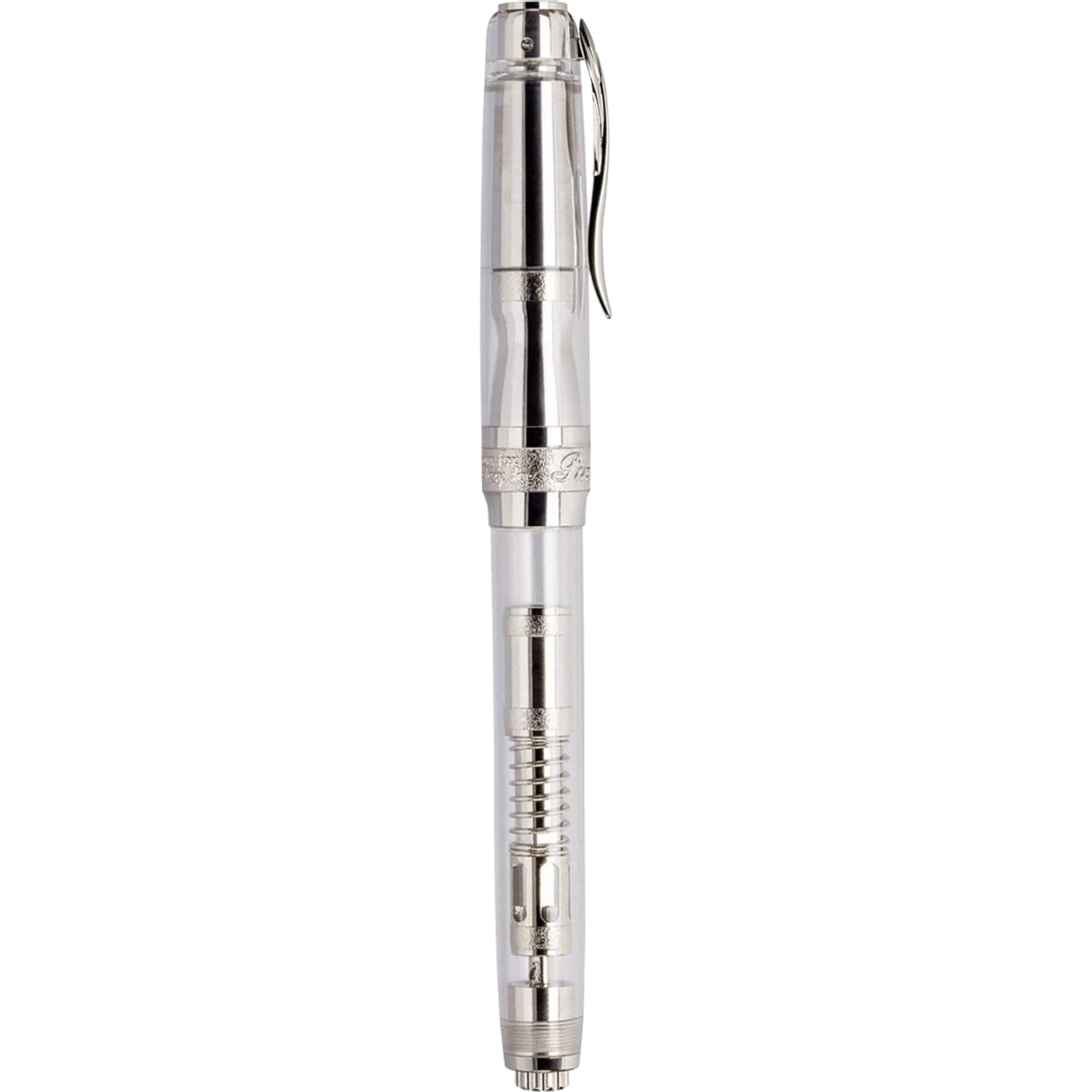 Pineider Mystery Filler Demonstrator Fountain Pen - White Sugar-Pen Boutique Ltd