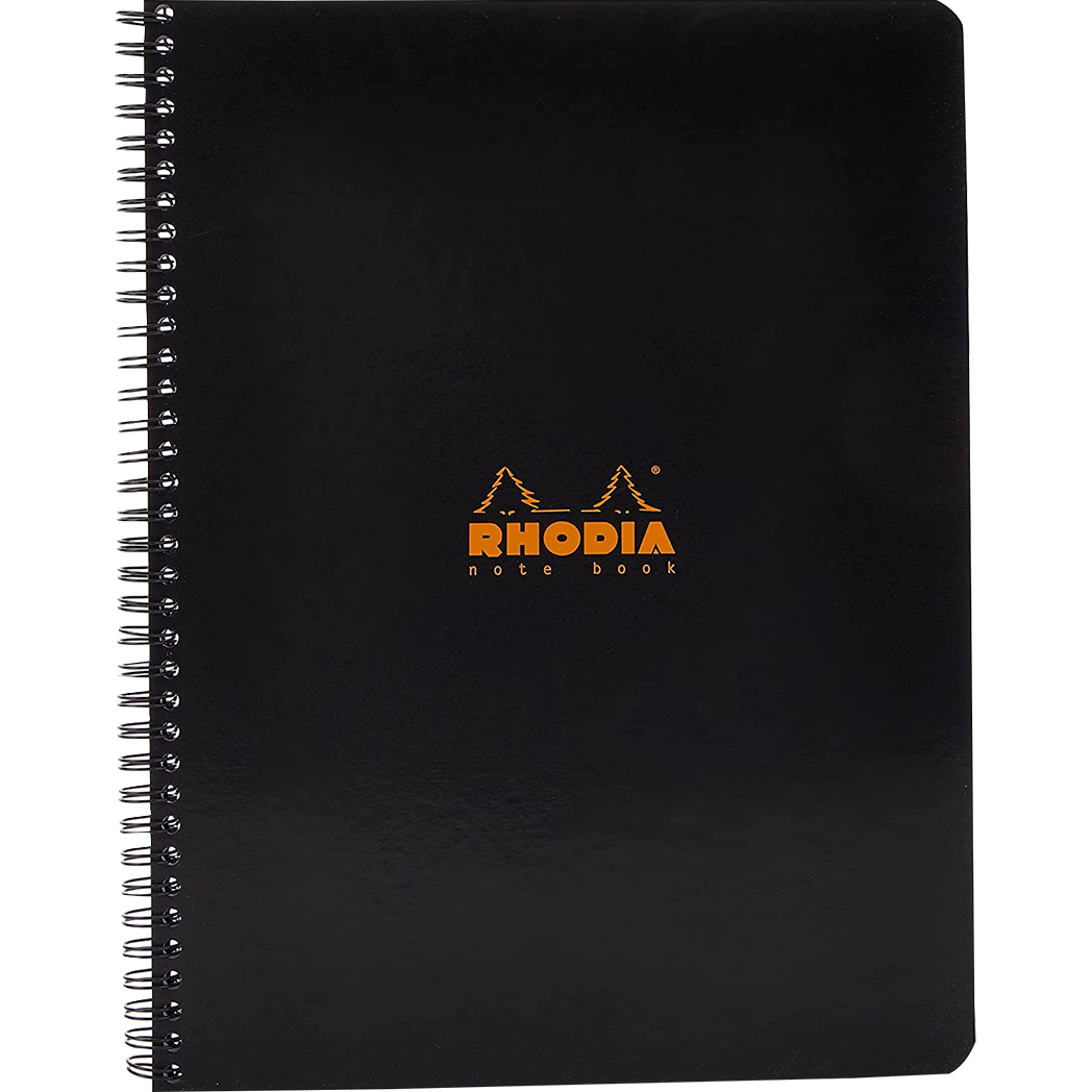 Rhodia Notebook Spiralbound Graph Black-Pen Boutique Ltd