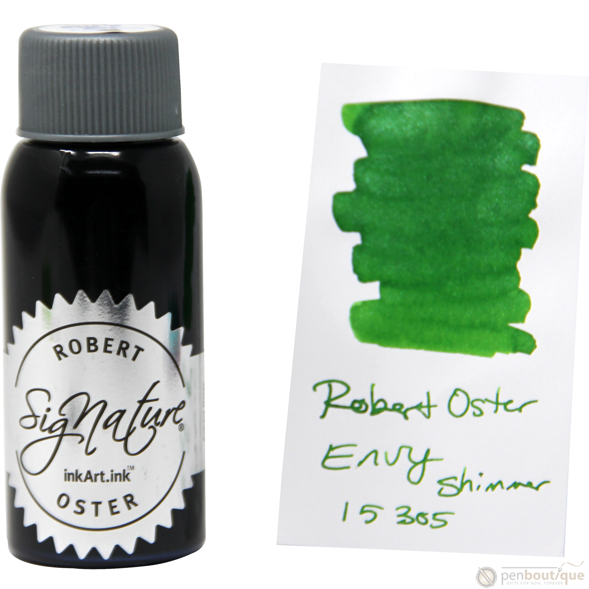 Robert Oster Shake'N'Shimmy Ink Bottle - Envy Green - 50ml-Pen Boutique Ltd