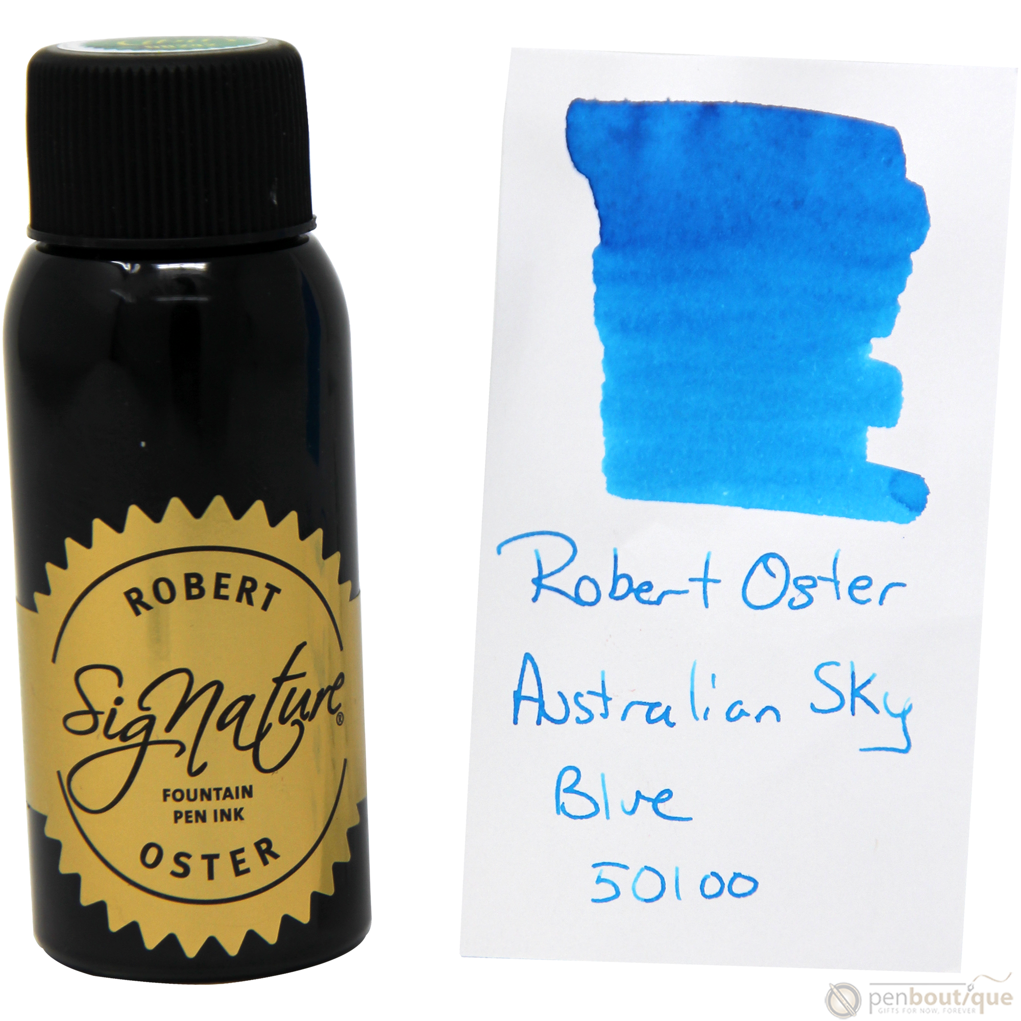 Robert Oster Signature Ink Bottle - Australian Sky Blue - 50ml-Pen Boutique Ltd