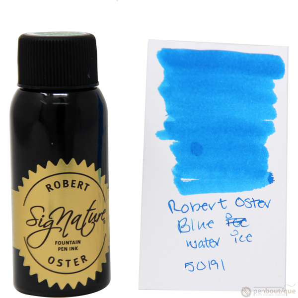 Robert Oster Signature Ink Bottle - Blue Water Ice - 50ml-Pen Boutique Ltd