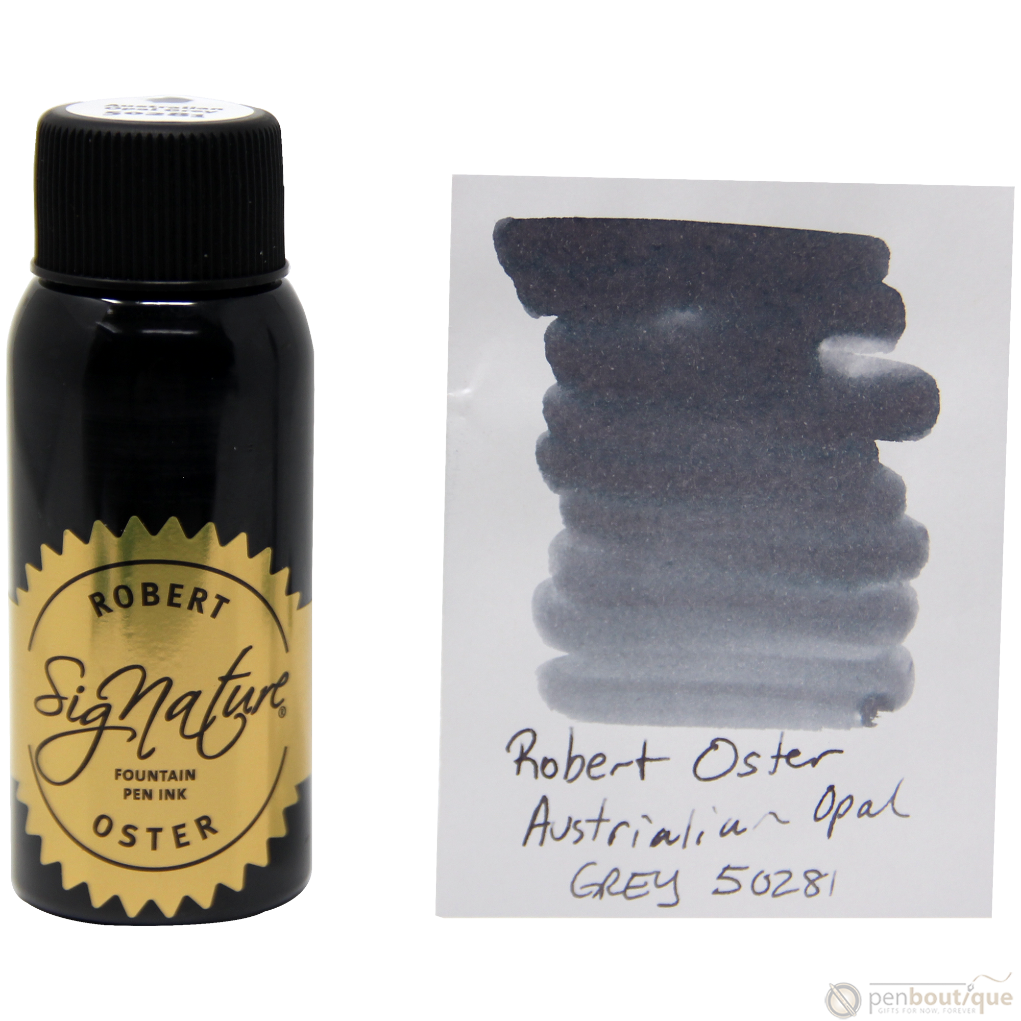 Robert Oster Signature Ink Bottle - Australian Opal Grey - 50ml-Pen Boutique Ltd