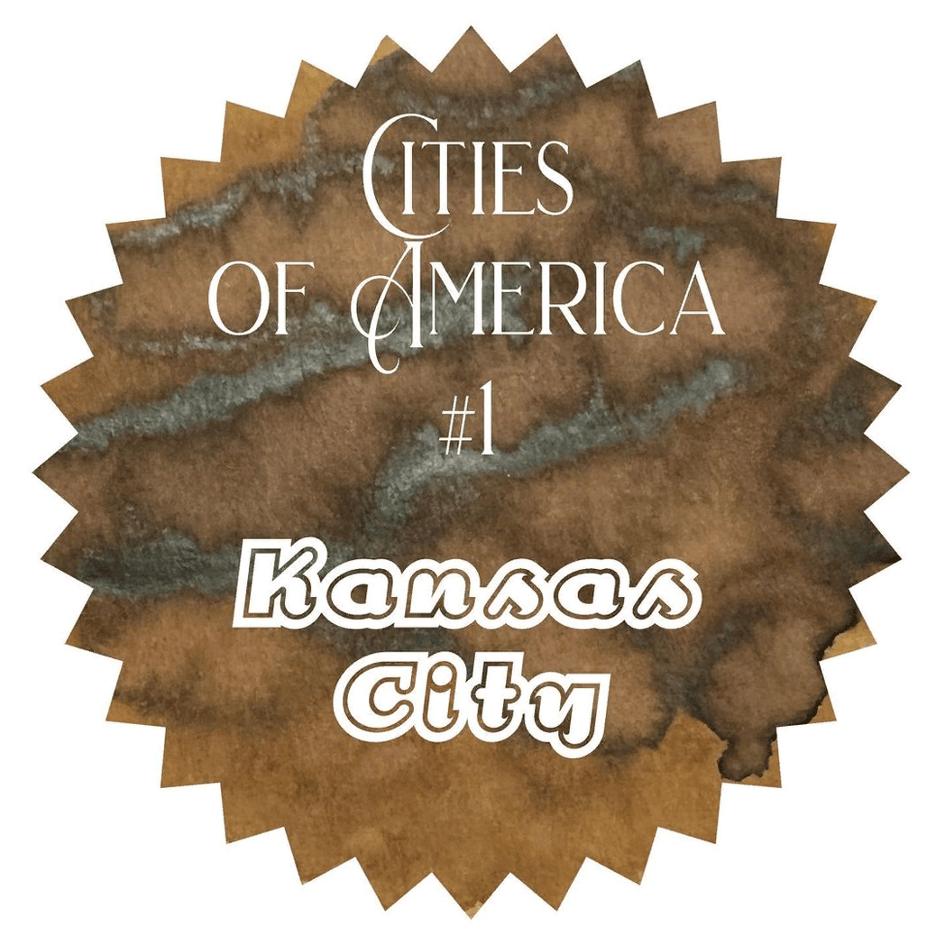 Sample of Robert Oster Cities of America Ink Bottle - Kansas City - 50ml