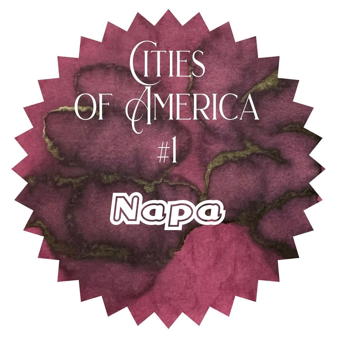 Sample of Robert Oster Cities of America Ink Bottle - Napa - 50ml