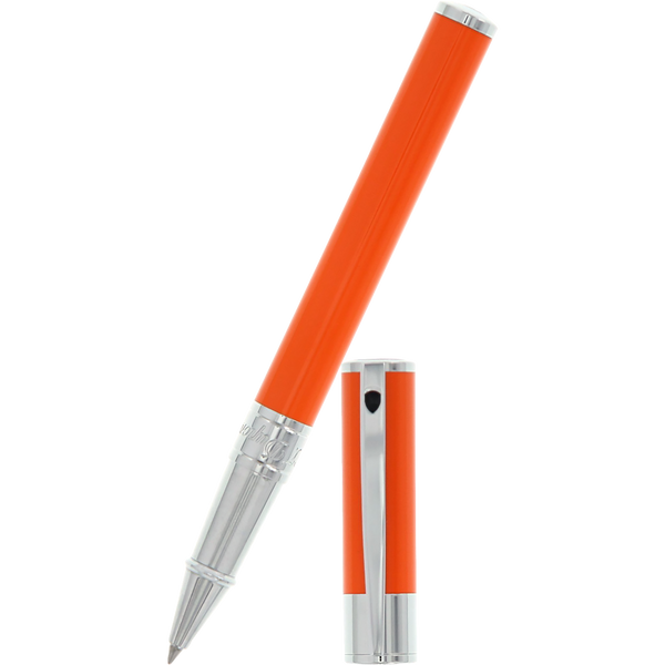 S T Dupont D-Initial Rollerball Pen - Orange-Pen Boutique Ltd