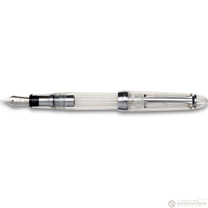 Sailor 1911L Fountain Pen -Sliver Trim - Transparent - Pen Boutique ...