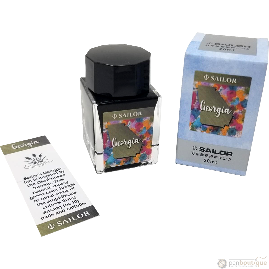 Sailor Bottled Ink - USA State - Georgia - 20ml-Pen Boutique Ltd