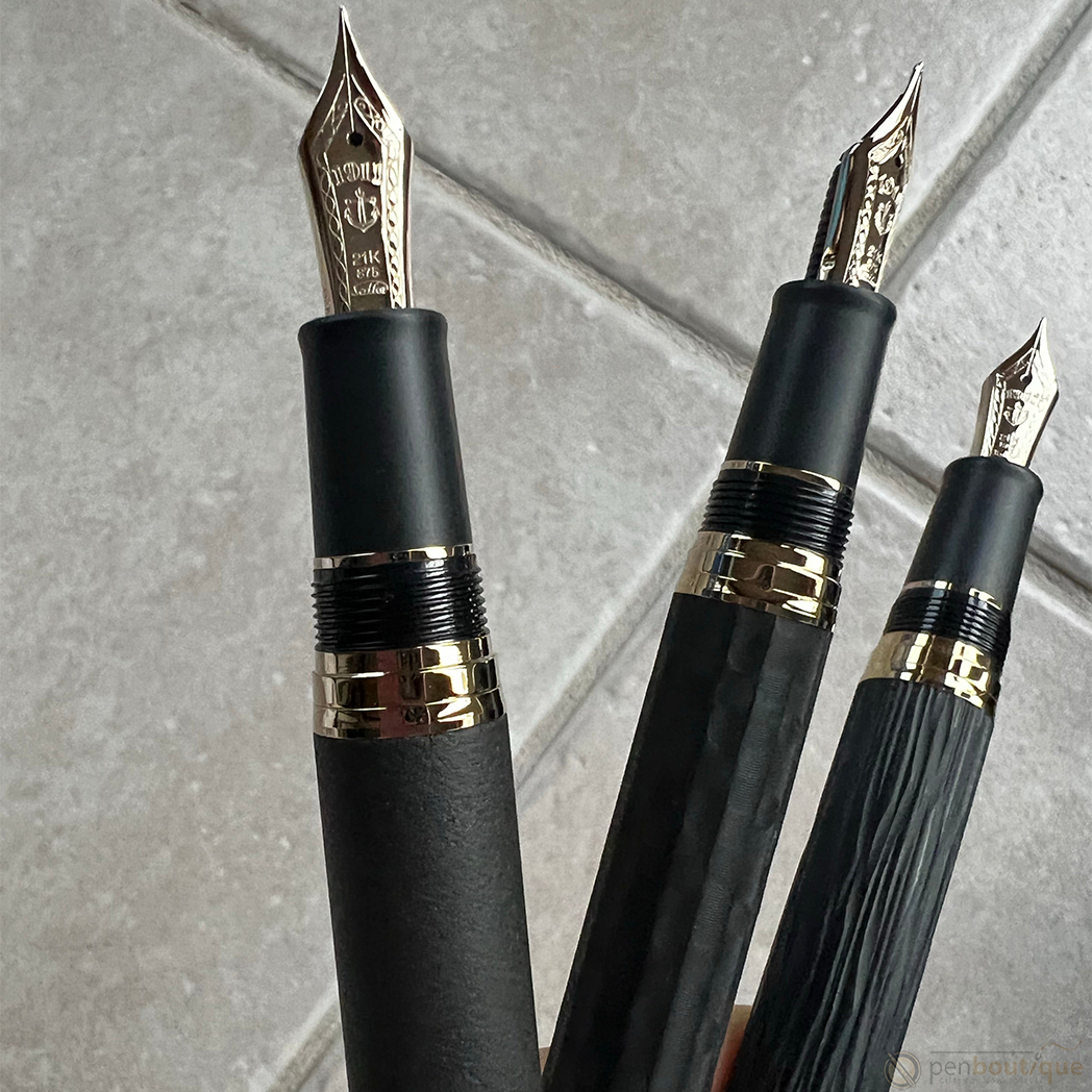 Sailor Ebonite Sculpture Fountain Pen - Yogazsumi (Night Haze)-Pen Boutique Ltd