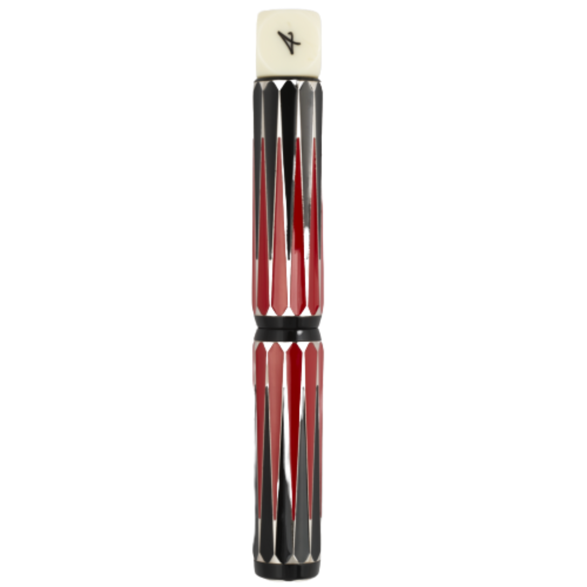 Visconti Backgammon Rollerball Pen - Doubling Cube Blind Cap (Limited Edition)-Pen Boutique Ltd