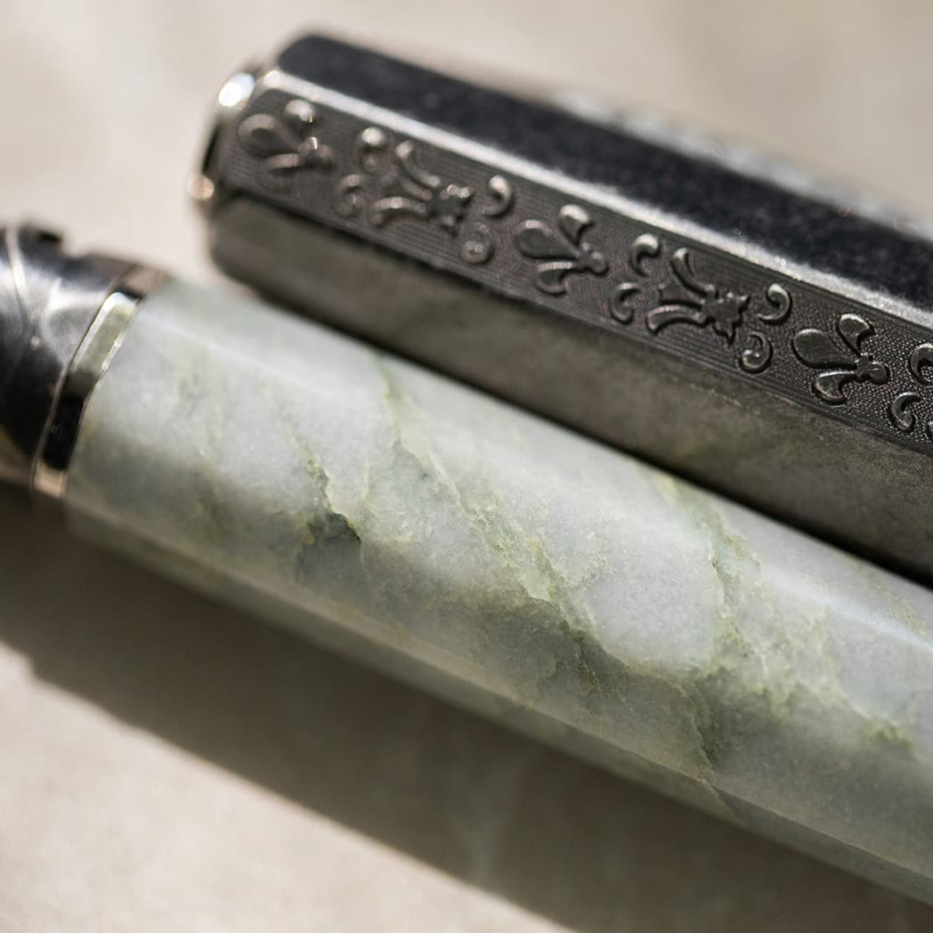 Visconti Medici Il Magnifico Rollerball Pen - Verzino Green Marble (Limited Edition)-Pen Boutique Ltd