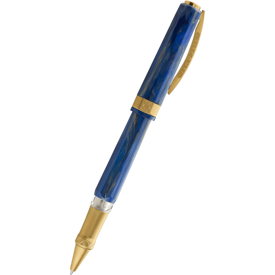 Visconti Opera Gold Rollerball Pen - Blue-Pen Boutique Ltd