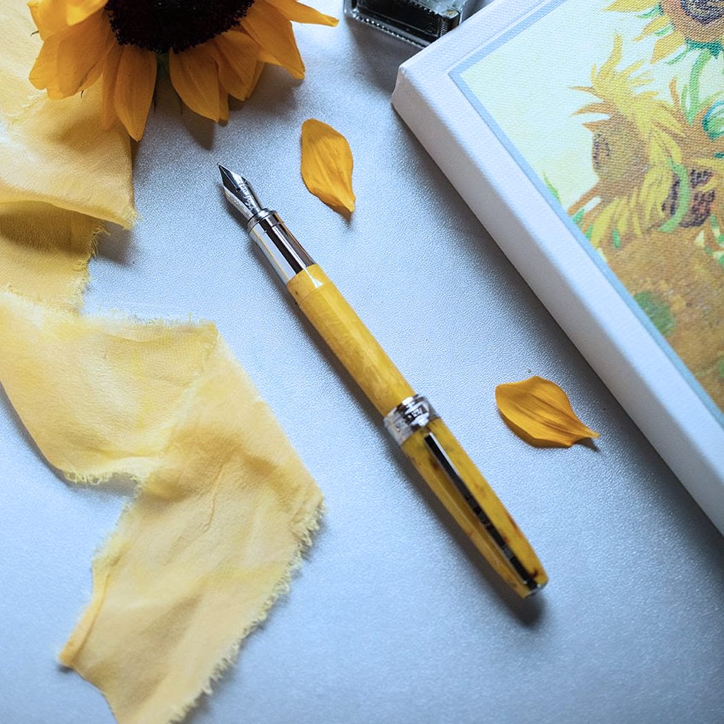 Visconti Van Gogh Fountain Pen - Sunflowers-Pen Boutique Ltd