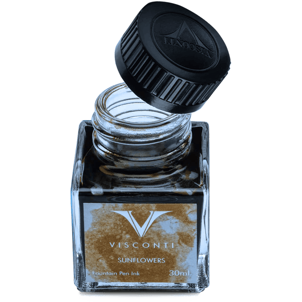 Visconti Van Gogh Ink Bottle - Sunflowers - Ochre - 30ml-Pen Boutique Ltd