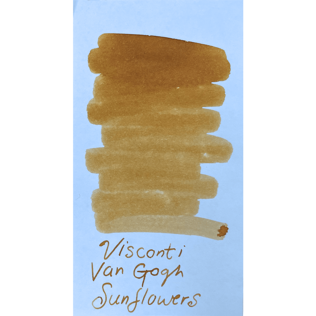 Visconti Van Gogh Ink Bottle - Sunflowers - Ochre - 30ml-Pen Boutique Ltd