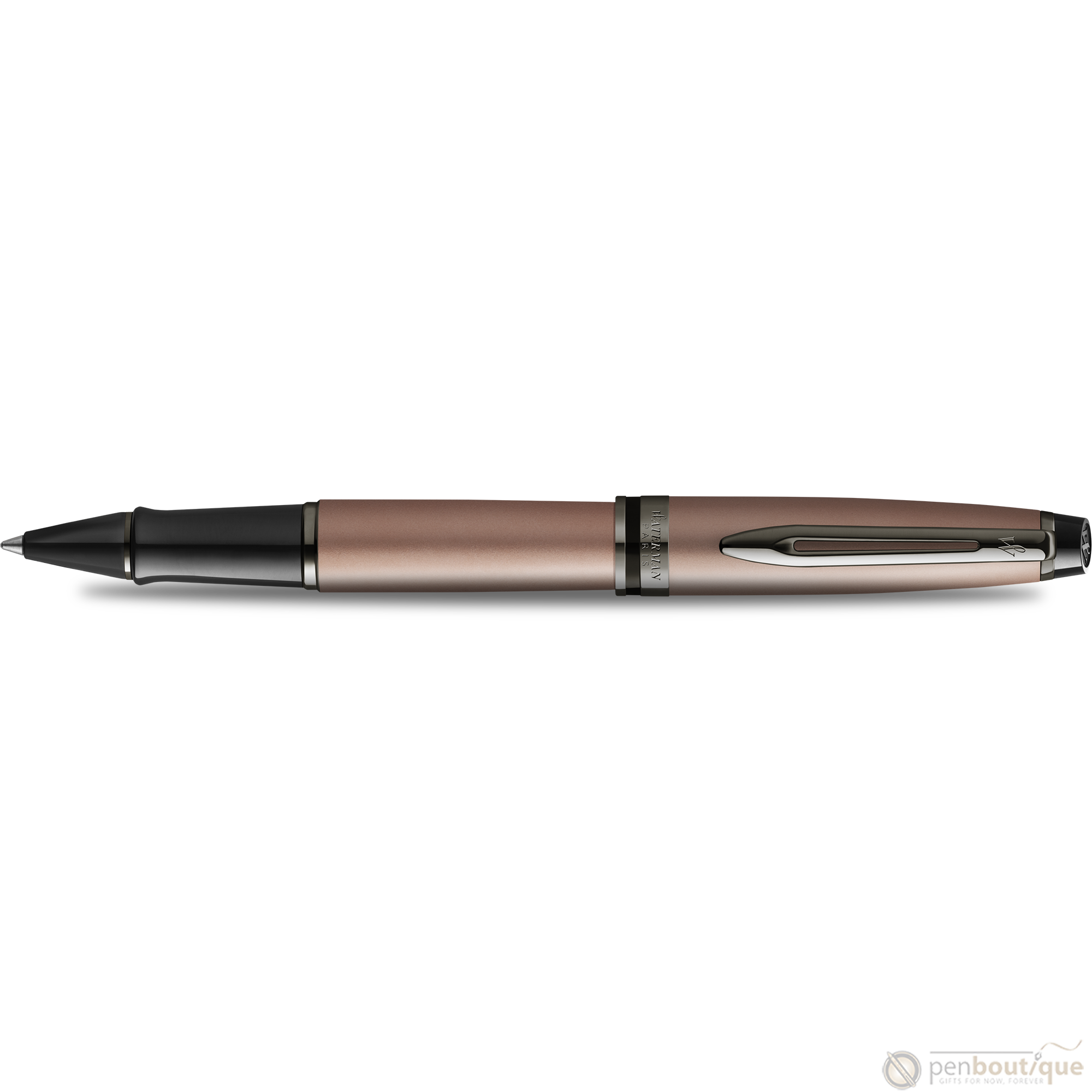 Waterman Expert3 Rollerball Pen - Rose Gold - Ruthenium Trim (Special Edition)-Pen Boutique Ltd