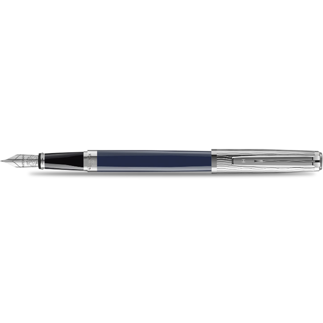 Waterman Exception L'Essence du Bleu Fountain Pen - Metal & Blue - Pen  Boutique Ltd