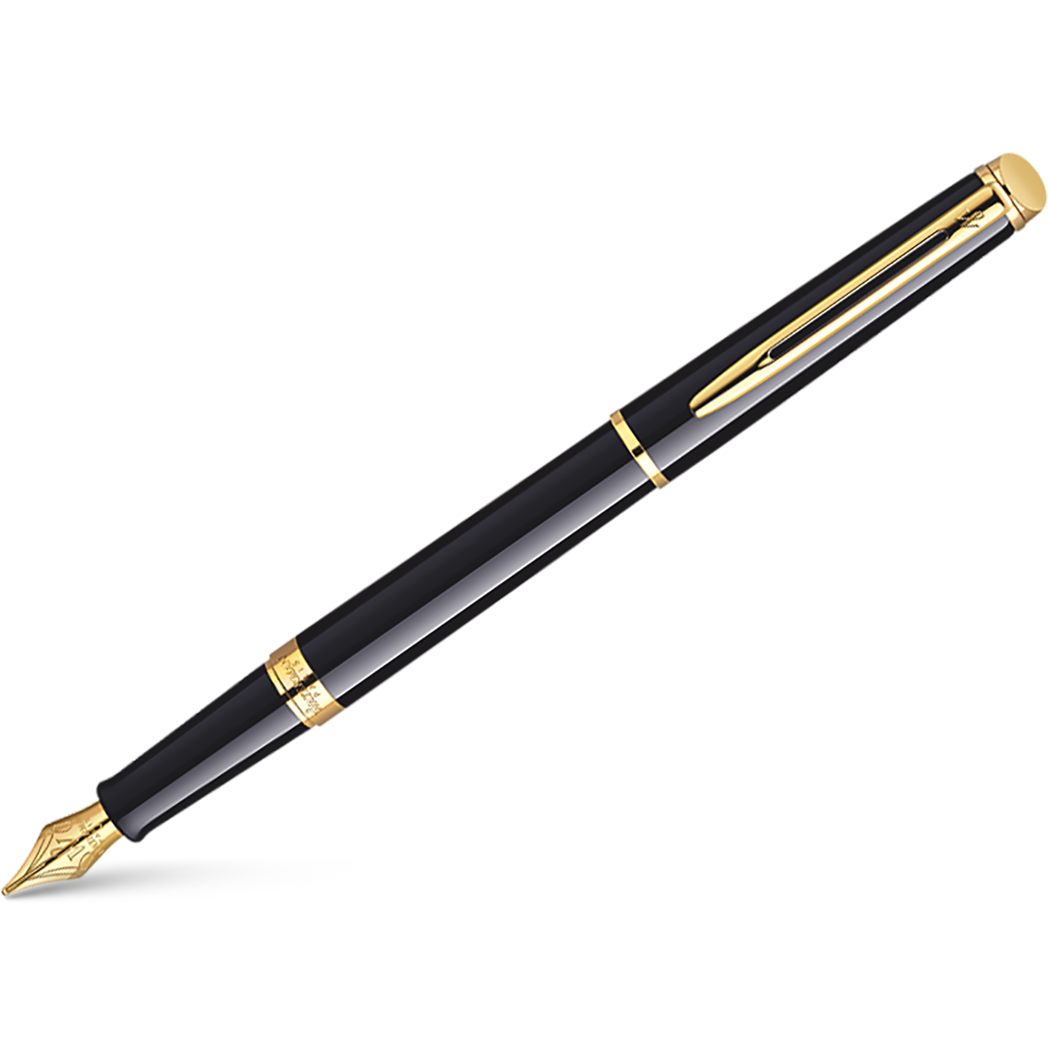 Waterman Hemisphere Black GT Fountain Pen-Pen Boutique Ltd